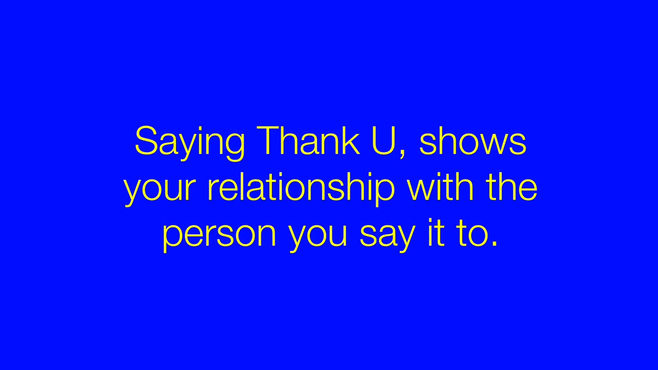 Thank U_ OCS